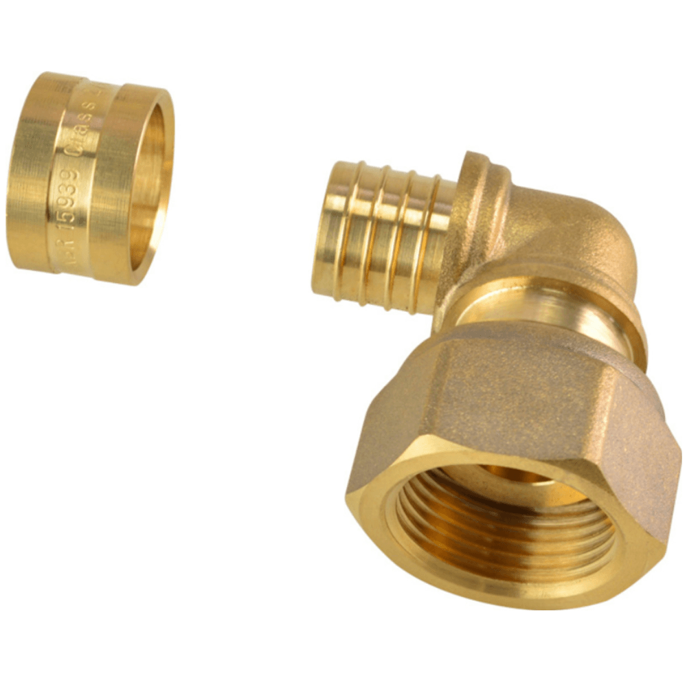 5 Raccorderia A Gomito 90° Per Irrigazione - 20mm X 3/4'' - Riduttore Per Tubo PE - LST